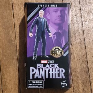 Hasbro Marvel Legends Everett Ross Black Panther Figure in Black